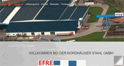 Desktop Screenshot of nordhaeuser-stahl.de